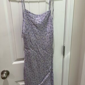 Zara Lavender Floral Dress